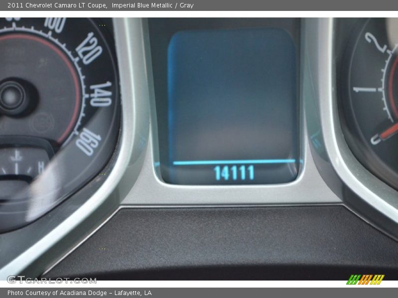 Imperial Blue Metallic / Gray 2011 Chevrolet Camaro LT Coupe