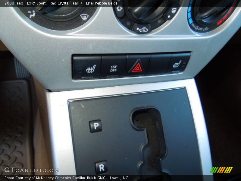 Red Crystal Pearl / Pastel Pebble Beige 2008 Jeep Patriot Sport