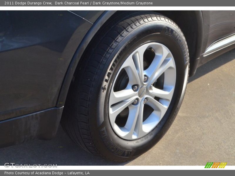 Dark Charcoal Pearl / Dark Graystone/Medium Graystone 2011 Dodge Durango Crew