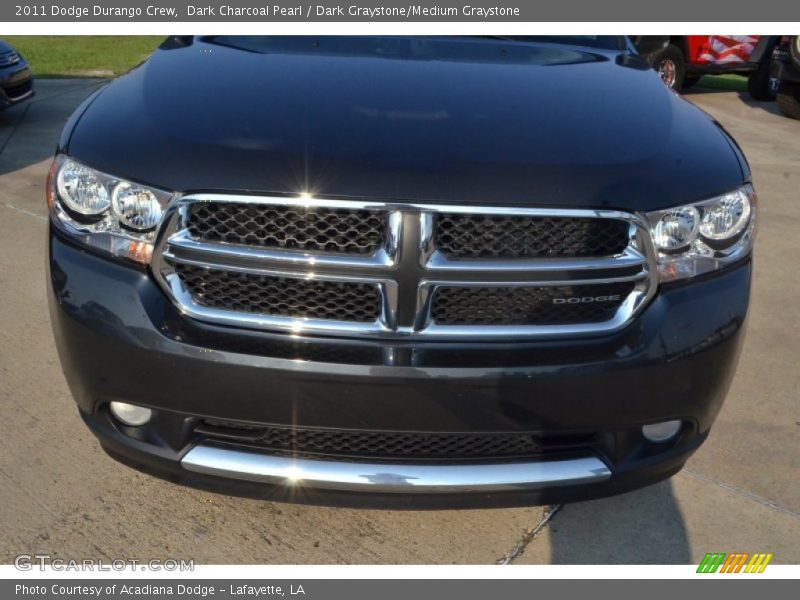 Dark Charcoal Pearl / Dark Graystone/Medium Graystone 2011 Dodge Durango Crew