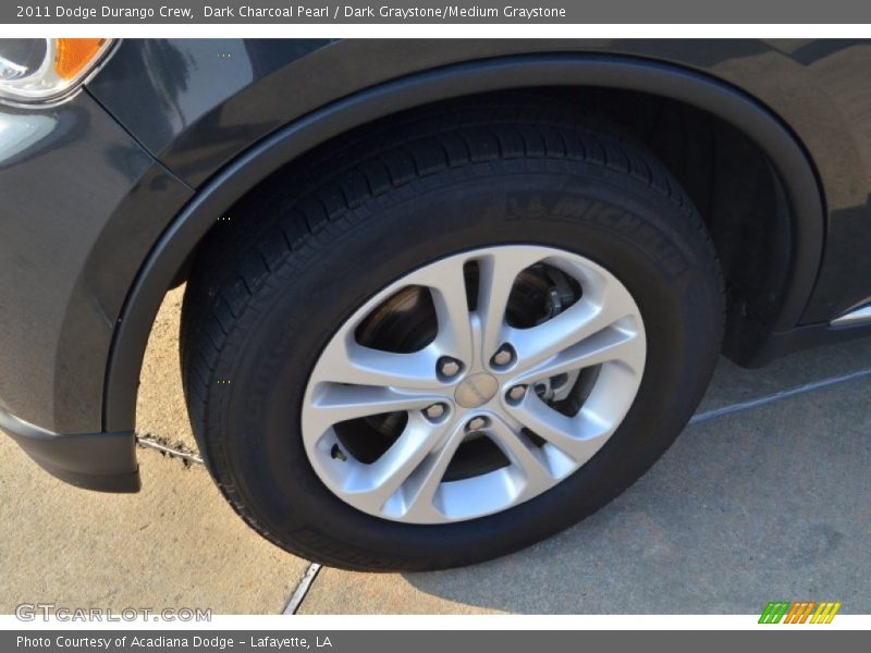 Dark Charcoal Pearl / Dark Graystone/Medium Graystone 2011 Dodge Durango Crew