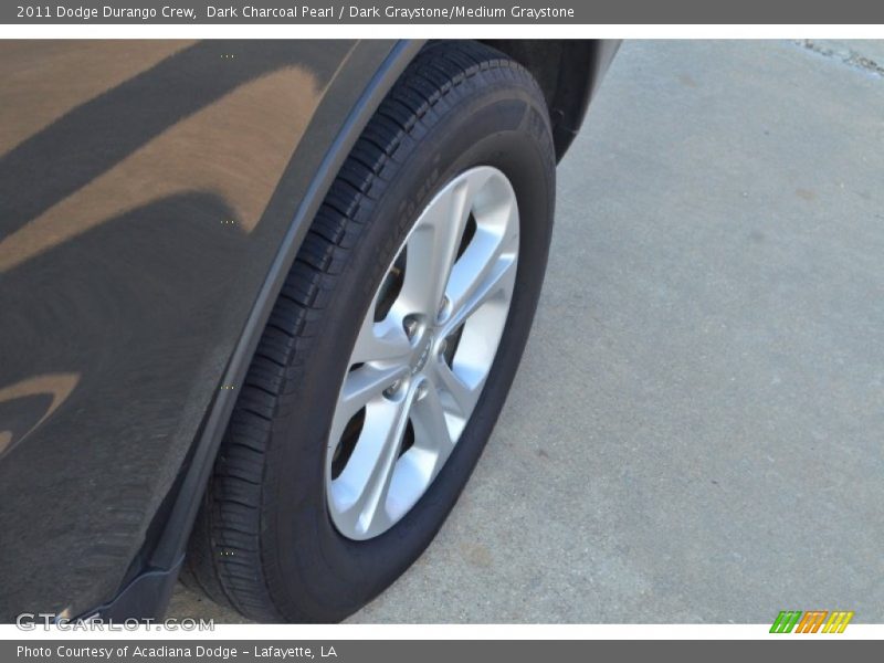 Dark Charcoal Pearl / Dark Graystone/Medium Graystone 2011 Dodge Durango Crew