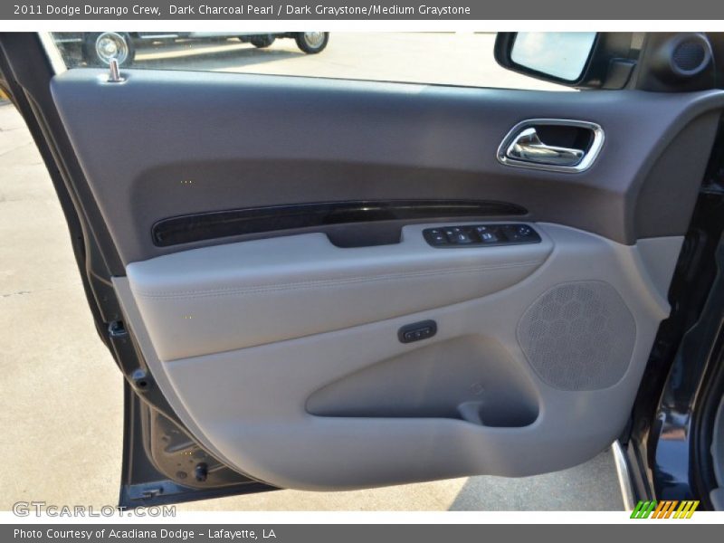 Dark Charcoal Pearl / Dark Graystone/Medium Graystone 2011 Dodge Durango Crew