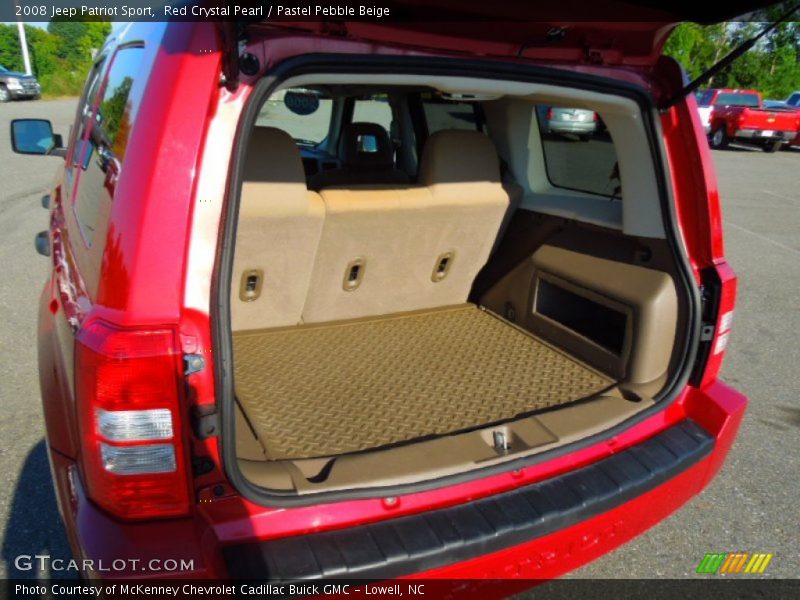 Red Crystal Pearl / Pastel Pebble Beige 2008 Jeep Patriot Sport