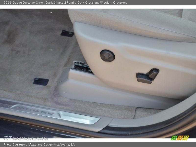 Dark Charcoal Pearl / Dark Graystone/Medium Graystone 2011 Dodge Durango Crew