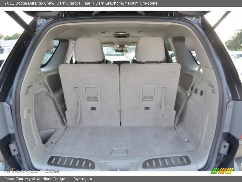 Dark Charcoal Pearl / Dark Graystone/Medium Graystone 2011 Dodge Durango Crew