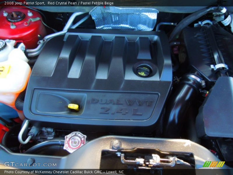  2008 Patriot Sport Engine - 2.4 Liter DOHC 16-Valve Dual VVT 4 Cylinder