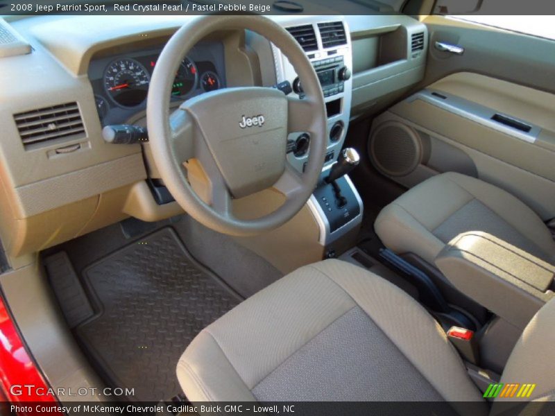 Pastel Pebble Beige Interior - 2008 Patriot Sport 