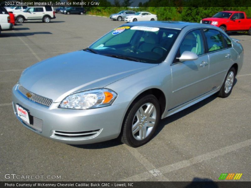 Silver Ice Metallic / Gray 2012 Chevrolet Impala LT