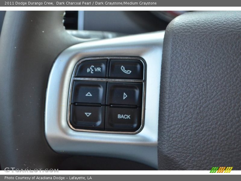 Dark Charcoal Pearl / Dark Graystone/Medium Graystone 2011 Dodge Durango Crew