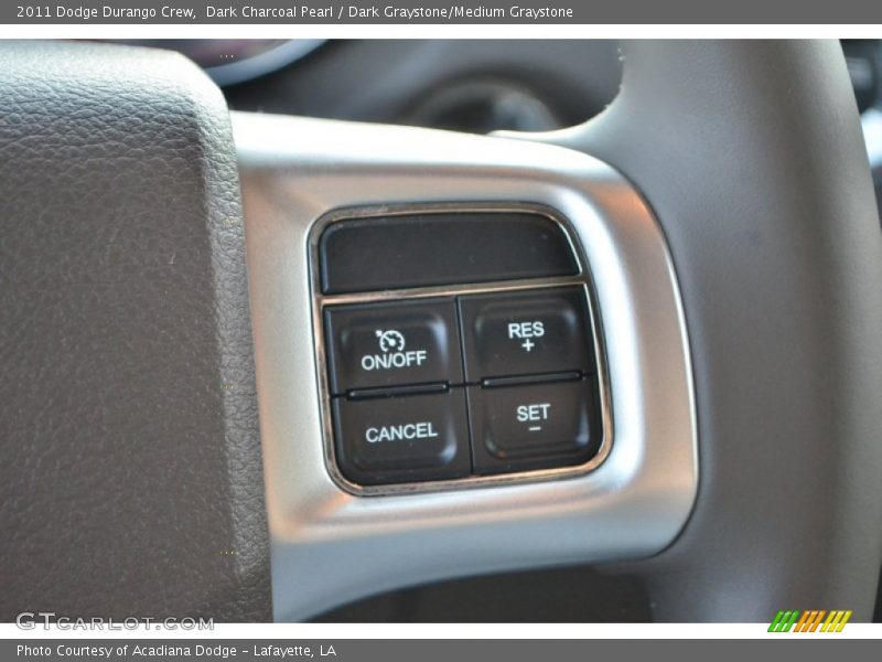 Dark Charcoal Pearl / Dark Graystone/Medium Graystone 2011 Dodge Durango Crew