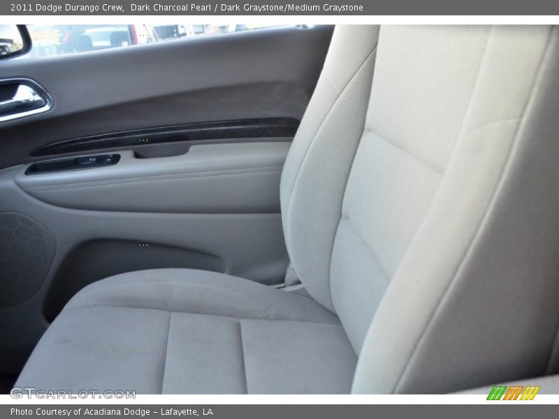 Dark Charcoal Pearl / Dark Graystone/Medium Graystone 2011 Dodge Durango Crew