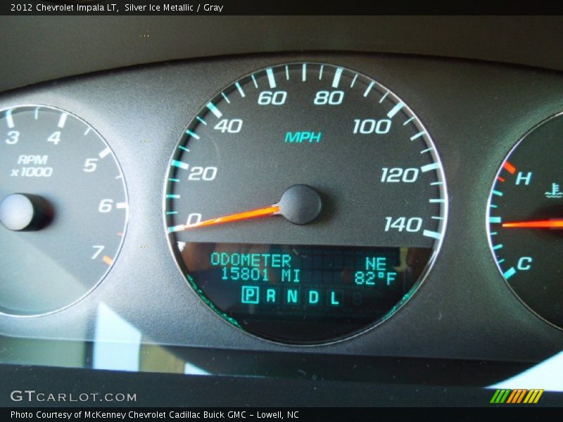 Silver Ice Metallic / Gray 2012 Chevrolet Impala LT