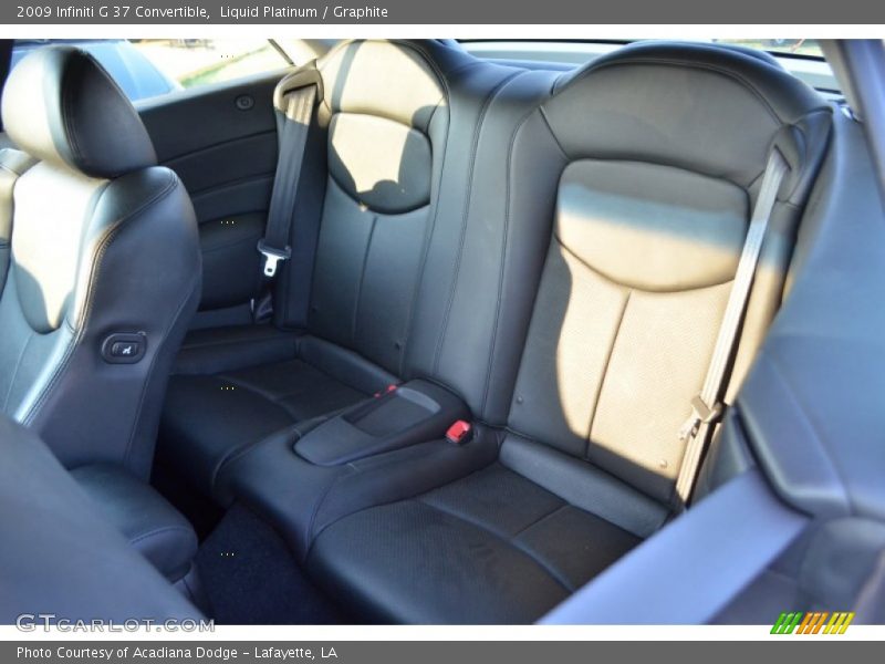 Liquid Platinum / Graphite 2009 Infiniti G 37 Convertible