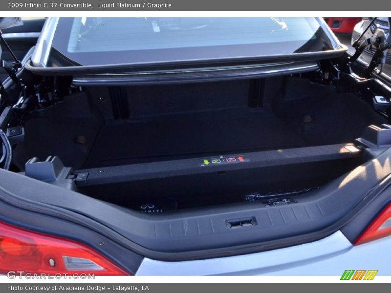 Liquid Platinum / Graphite 2009 Infiniti G 37 Convertible