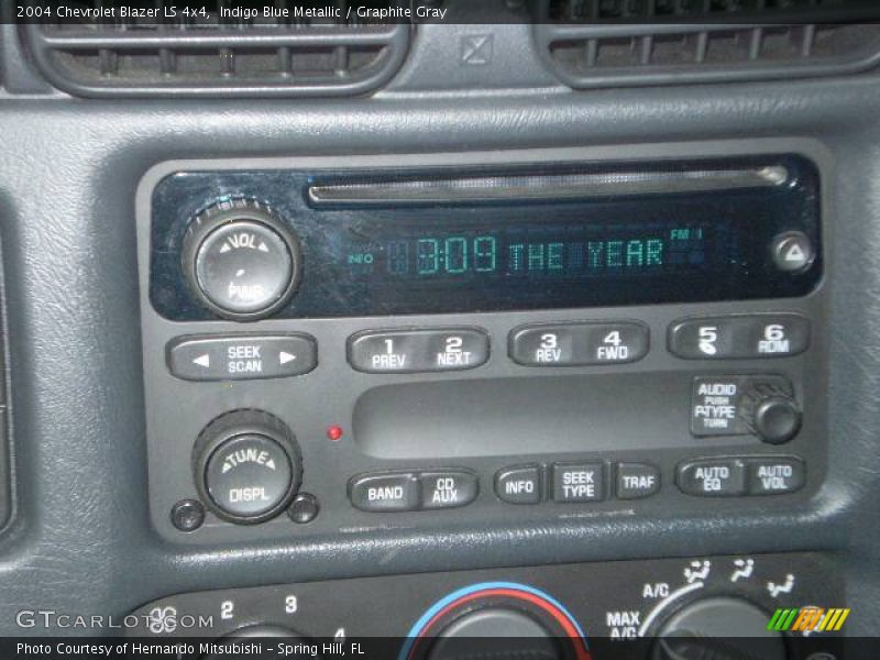 Indigo Blue Metallic / Graphite Gray 2004 Chevrolet Blazer LS 4x4