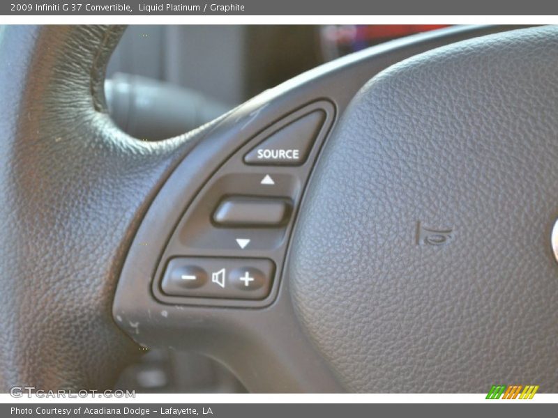 Liquid Platinum / Graphite 2009 Infiniti G 37 Convertible