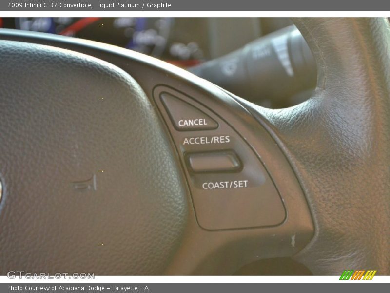 Liquid Platinum / Graphite 2009 Infiniti G 37 Convertible