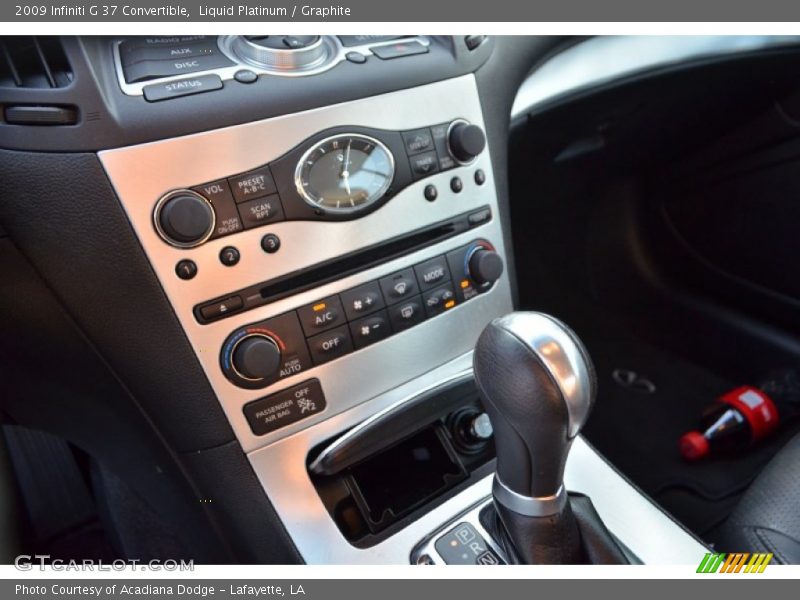 Liquid Platinum / Graphite 2009 Infiniti G 37 Convertible