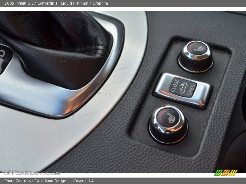 Liquid Platinum / Graphite 2009 Infiniti G 37 Convertible