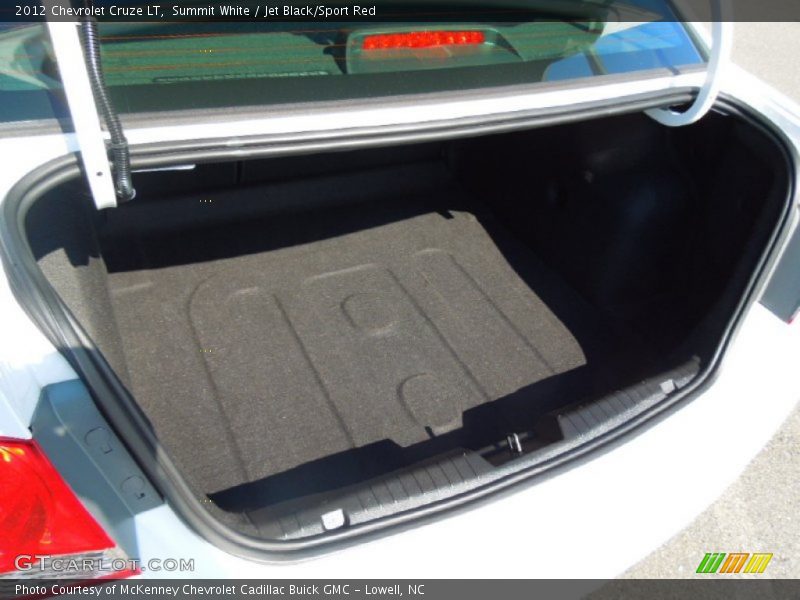 Summit White / Jet Black/Sport Red 2012 Chevrolet Cruze LT