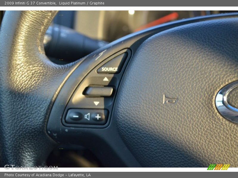 Liquid Platinum / Graphite 2009 Infiniti G 37 Convertible