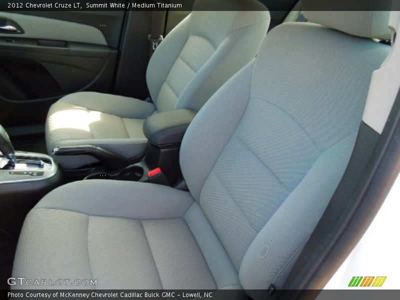 Summit White / Medium Titanium 2012 Chevrolet Cruze LT