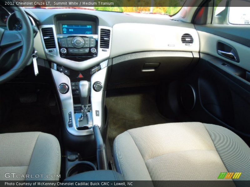 Summit White / Medium Titanium 2012 Chevrolet Cruze LT