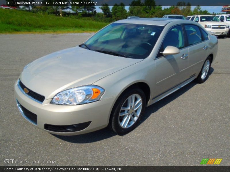 Gold Mist Metallic / Ebony 2012 Chevrolet Impala LTZ