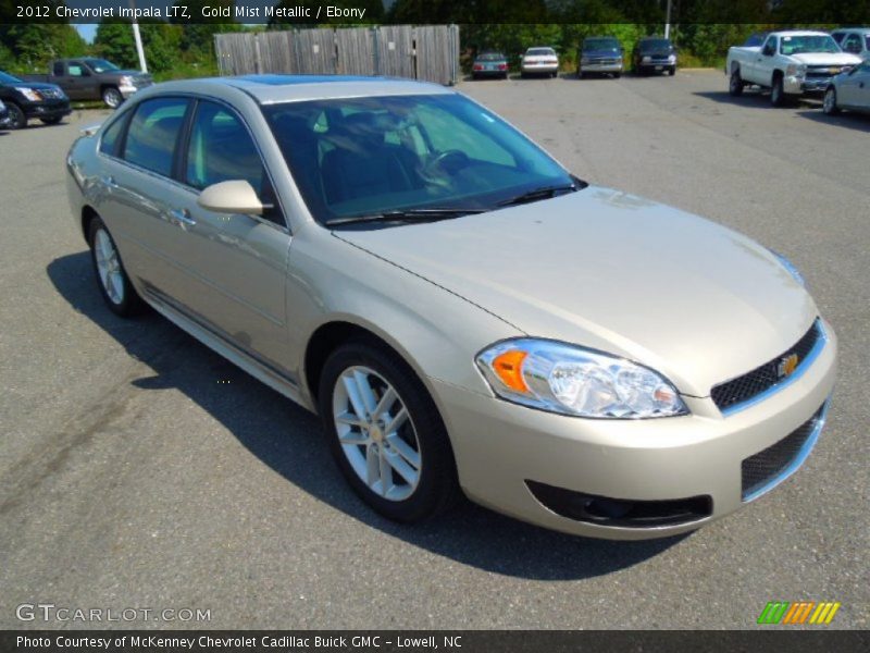Gold Mist Metallic / Ebony 2012 Chevrolet Impala LTZ