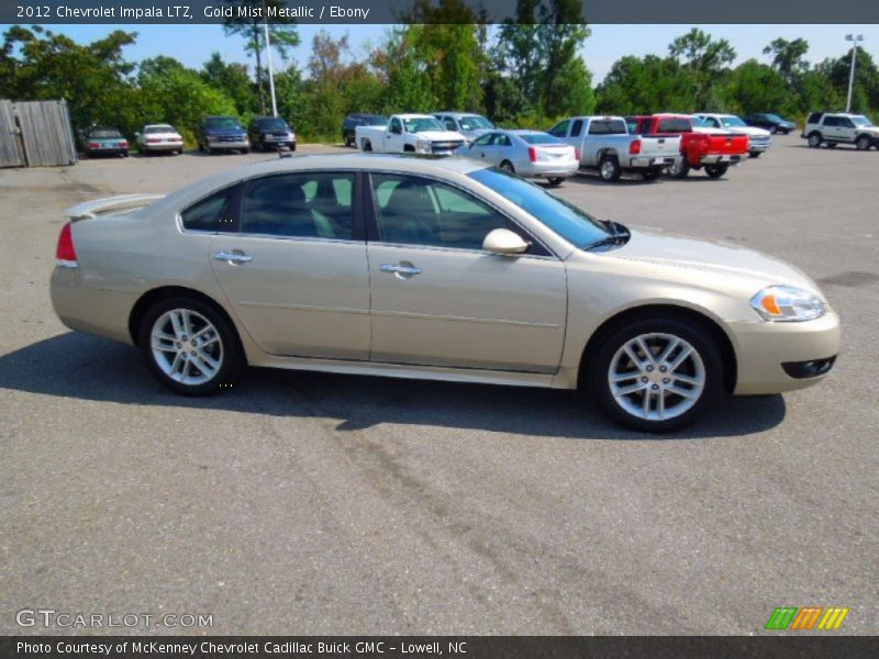 Gold Mist Metallic / Ebony 2012 Chevrolet Impala LTZ