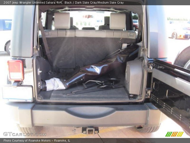 Black / Dark Slate Gray/Medium Slate Gray 2007 Jeep Wrangler Unlimited Sahara 4x4