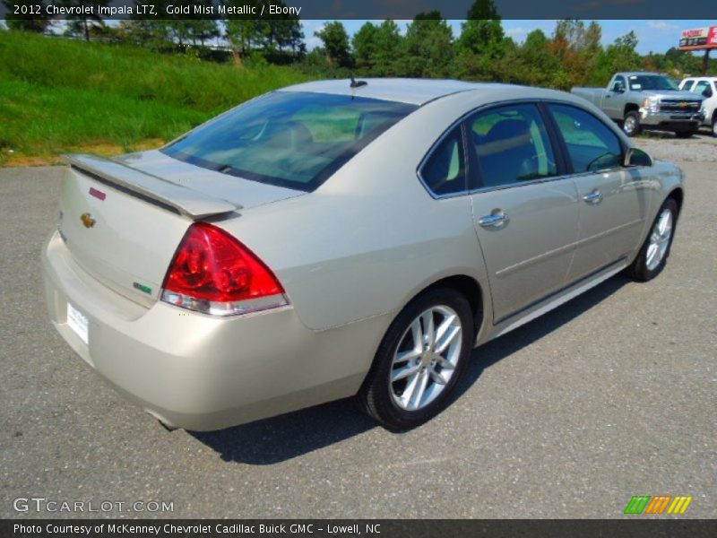 Gold Mist Metallic / Ebony 2012 Chevrolet Impala LTZ