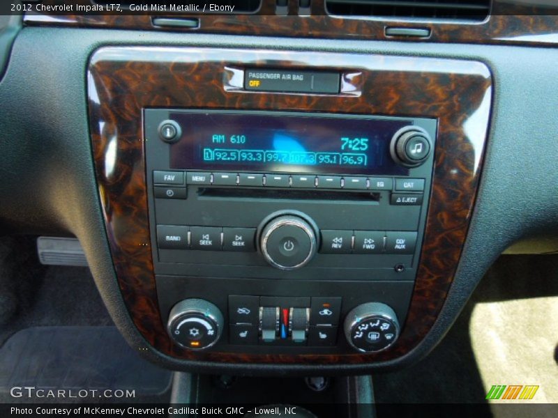 Gold Mist Metallic / Ebony 2012 Chevrolet Impala LTZ