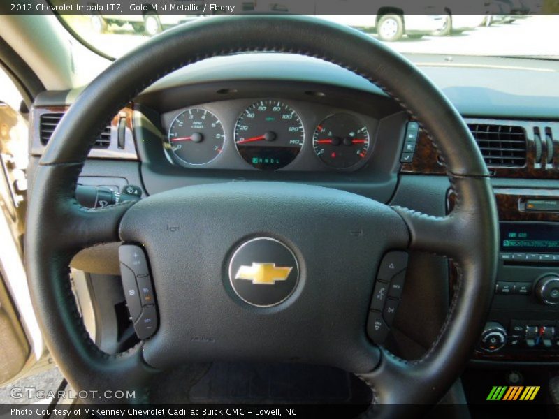 Gold Mist Metallic / Ebony 2012 Chevrolet Impala LTZ