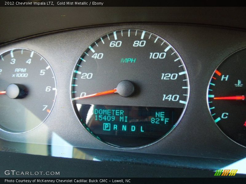 Gold Mist Metallic / Ebony 2012 Chevrolet Impala LTZ