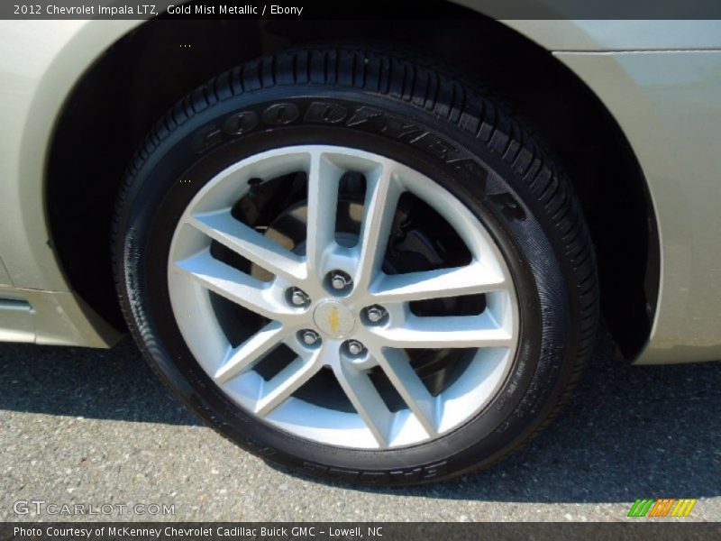 Gold Mist Metallic / Ebony 2012 Chevrolet Impala LTZ