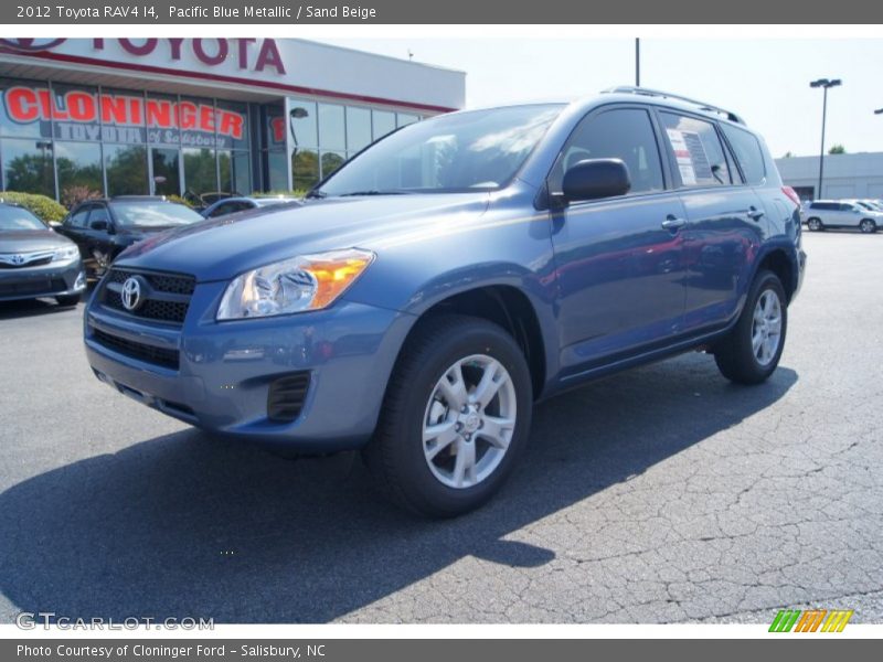Pacific Blue Metallic / Sand Beige 2012 Toyota RAV4 I4