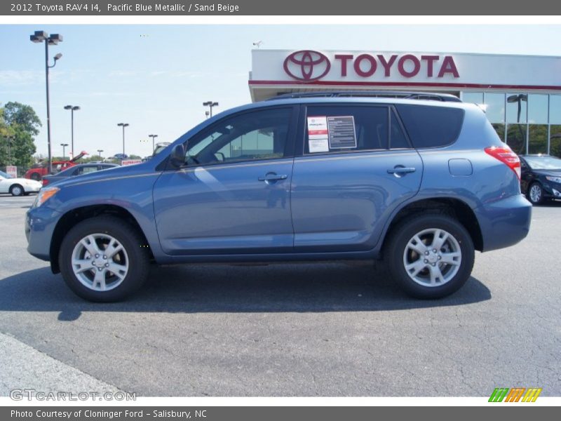 Pacific Blue Metallic / Sand Beige 2012 Toyota RAV4 I4