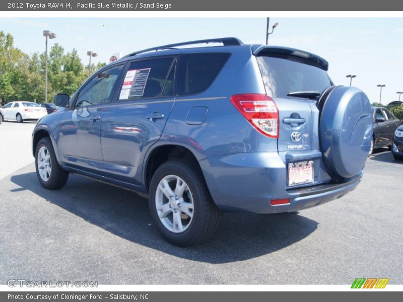 Pacific Blue Metallic / Sand Beige 2012 Toyota RAV4 I4