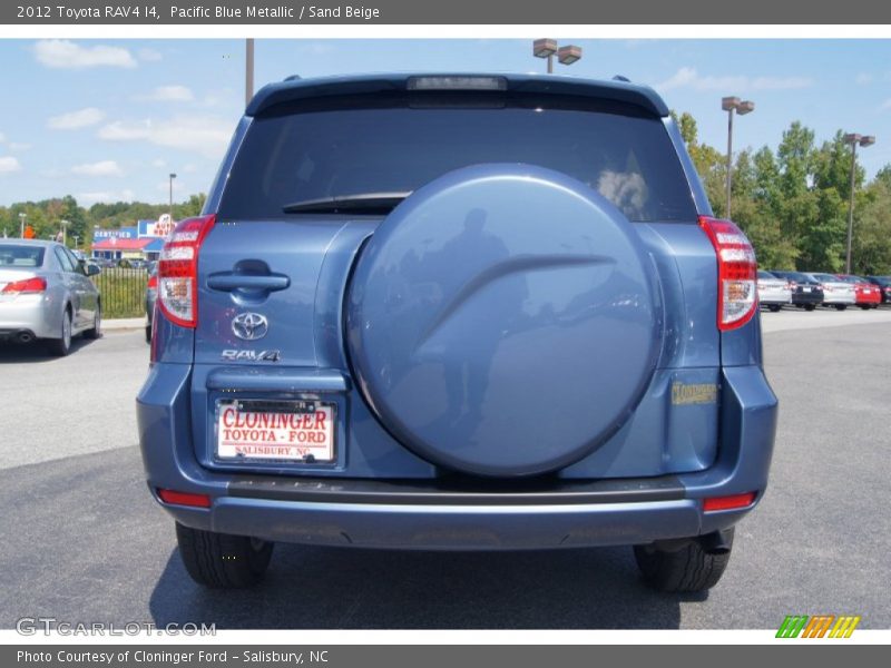 Pacific Blue Metallic / Sand Beige 2012 Toyota RAV4 I4