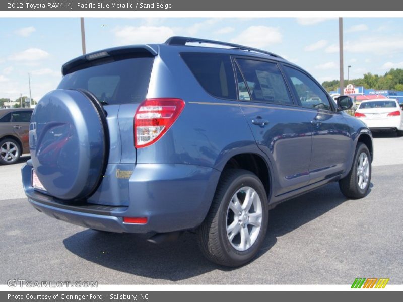 Pacific Blue Metallic / Sand Beige 2012 Toyota RAV4 I4