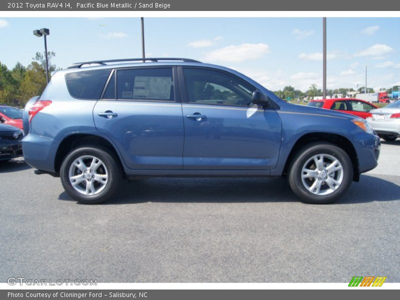 Pacific Blue Metallic / Sand Beige 2012 Toyota RAV4 I4