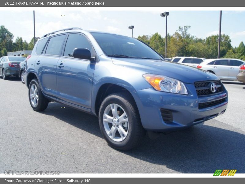 Pacific Blue Metallic / Sand Beige 2012 Toyota RAV4 I4