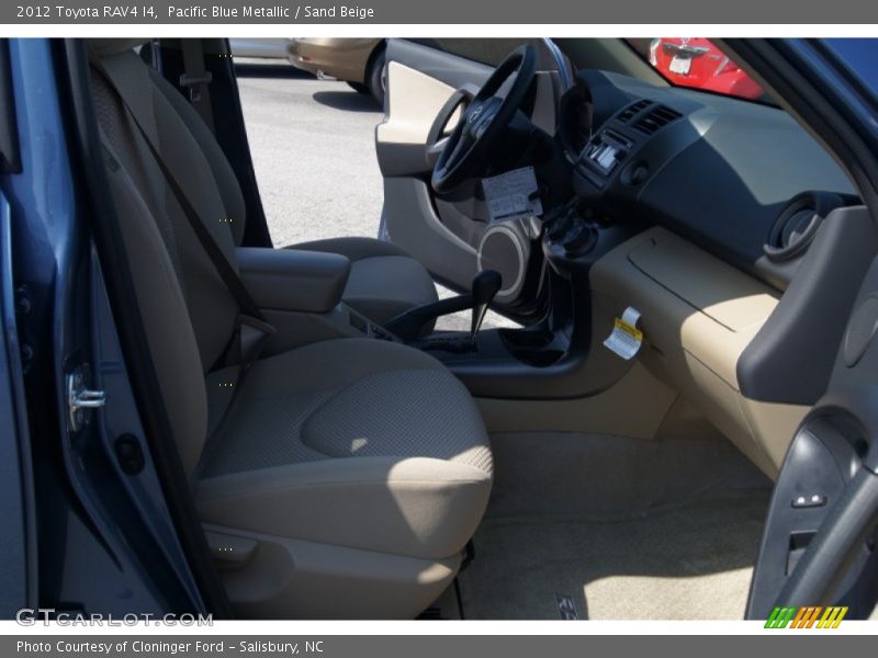 Pacific Blue Metallic / Sand Beige 2012 Toyota RAV4 I4
