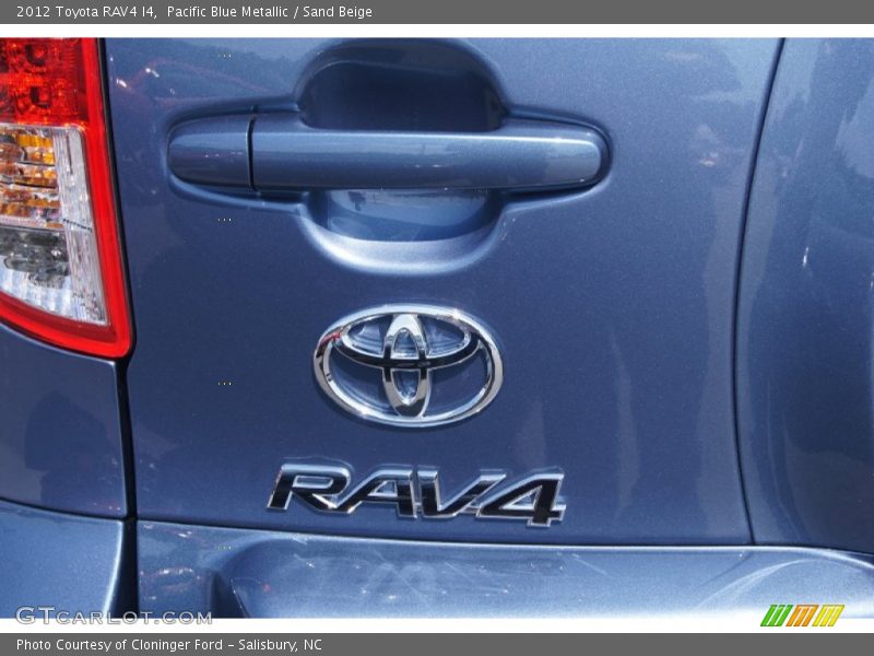 Pacific Blue Metallic / Sand Beige 2012 Toyota RAV4 I4