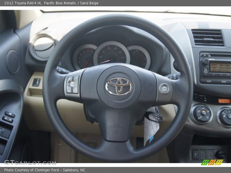 Pacific Blue Metallic / Sand Beige 2012 Toyota RAV4 I4