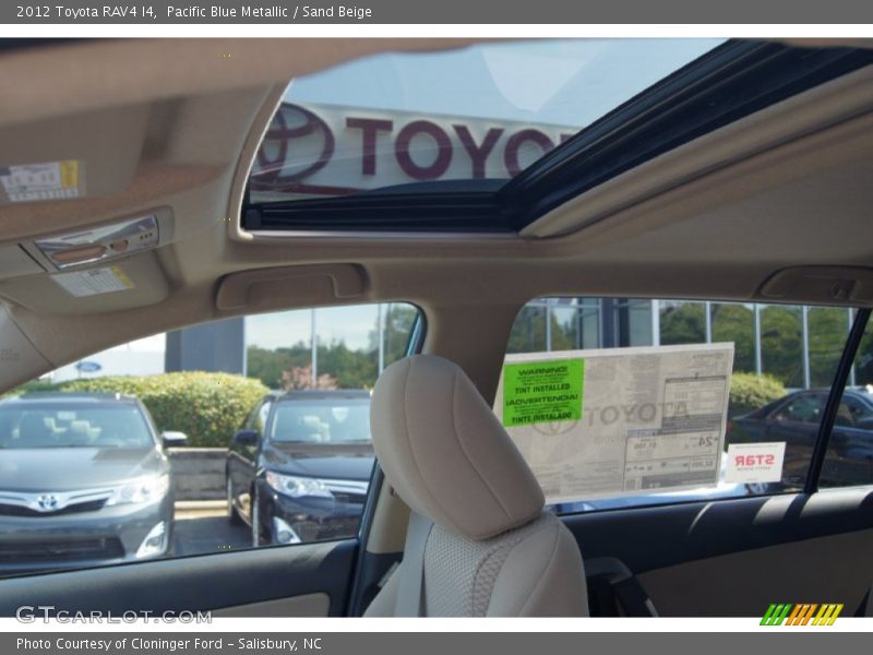 Pacific Blue Metallic / Sand Beige 2012 Toyota RAV4 I4