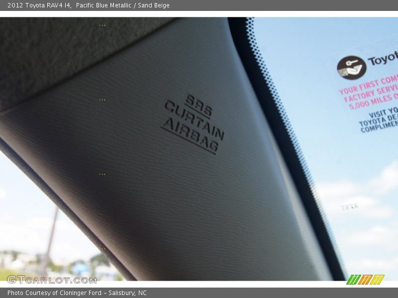 Pacific Blue Metallic / Sand Beige 2012 Toyota RAV4 I4