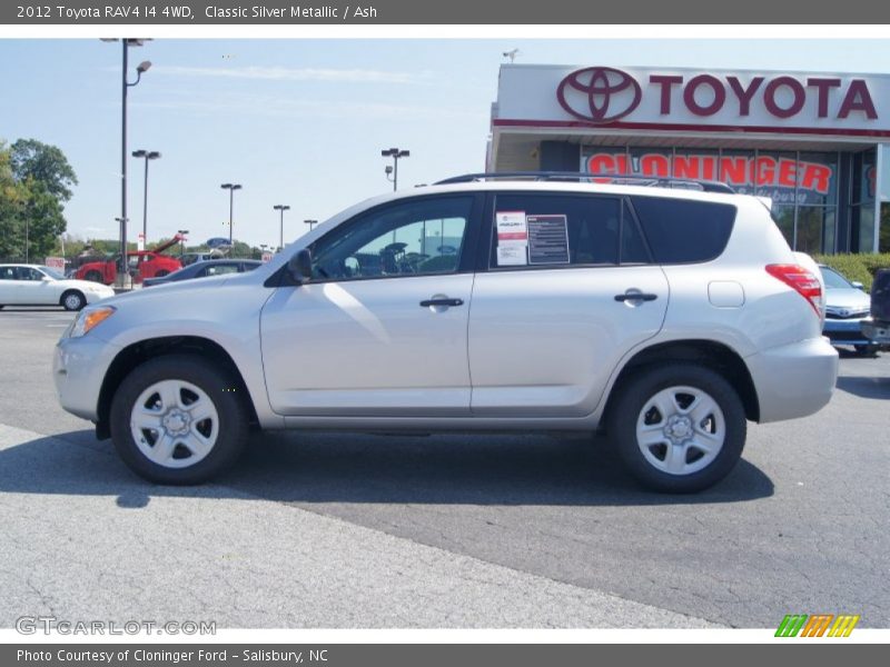 Classic Silver Metallic / Ash 2012 Toyota RAV4 I4 4WD